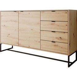 Meubella - Dressoir Amore - Eiken - 153 cm