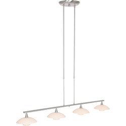 Moderne Hanglamp Sirius Staal 4-lichts