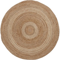 Kave Home - Saht rond jute tapijt naturel Ø 100 cm