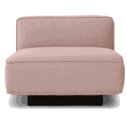 Utopia sofa middle - Subtle pink