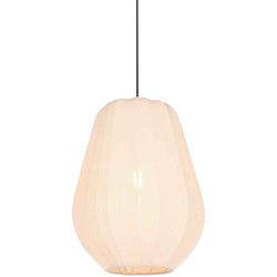 Anne Lighting - hanglamp - Sable - crème - stof - Ø 27cm - E27 - 4124CR