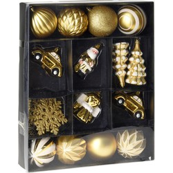 Xmas Hangdeco Set 20Pcs Goud