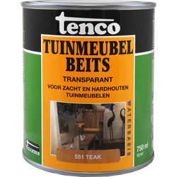 Gartenmöbelbeize Teak 551 0,75l Farbe/Lasur - tenco