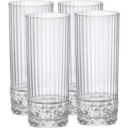 Bormioli Rocco longdrink glazen - 4x - 400 ml - drink glazen - Longdrinkglazen