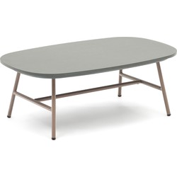 Kave Home - Salontafel Bramant in staal met mauve afwerking 100 x 60 cm