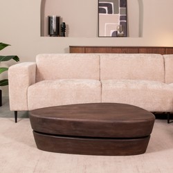 LABEL51 Salontafel Javi - Espresso - Mangohout - 110x80 cm