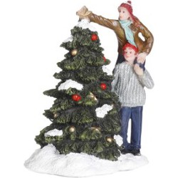 Dave & Britt schmücken den Baum l7xb5xh9cm Weihnachten - Luville