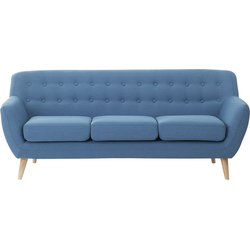 MOTALA - Driezitsbank - Blauw  - Polyester