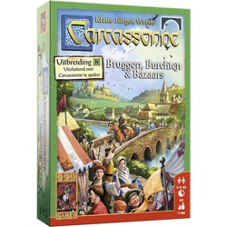 NL - 999 Games 999 Games Carcassonne: Bruggen, Burchten en Bazaars - Bordspel - 7+