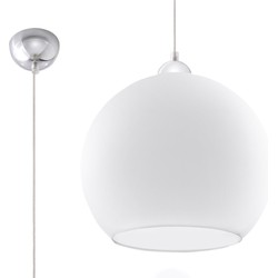 Hanglamp minimalistisch ball wit