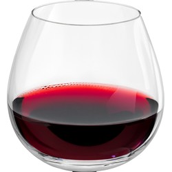Wijnglazen - 6x stuks - zonder voet voor rode wijn - 590 ml - Wijnglazen