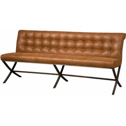 Tower living Barcelona bench 185 - fabric cherokee 8 cognac