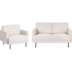 BREDA - Bankenset - Lichtbeige - Polyester