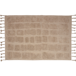 BePureHome Bricks Vloerkleed - Wol/Katoen - Dessin Beige - 1x170x240