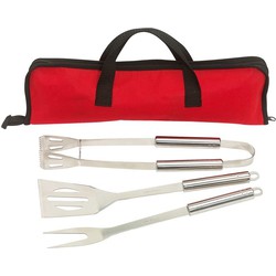 Barbecue gereedschap set RVS 4-delig met opbergtas - Barbecuegereedschapset