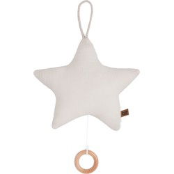 Baby's Only Baby Muziekdoosje - Muziekhanger ster Breeze - Warm Linen - 100% katoen