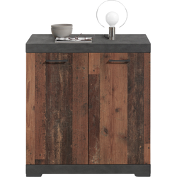 Buffet met 2 deuren en interne plank L80cm - Bristol