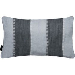 Sierkussen met paspel ca. 30x50 cm Banda grey Madison