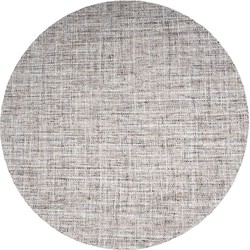 Vloerkleed Cross Grey/Beige - Rond ø160 cm