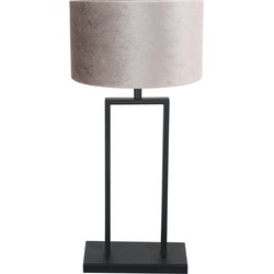 Steinhauer tafellamp Stang - zwart - metaal - 30 cm - E27 fitting - 3858ZW