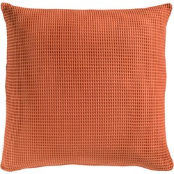 Heckett & Lane Kussensloop Wafel Pillowcase Copper Orange 50 x 50 cm