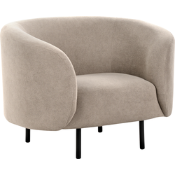 Beliani LOEN - Fauteuil-Beige-Polyester