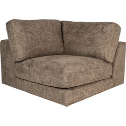 PTMD Nilla sofa corner C90 SiC Ant Brown