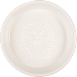 Clayre & Eef Zeepbakje Ø 13x3 cm Wit Keramiek