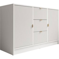 Meubella - Dressoir Tavares - Wit - 118 cm