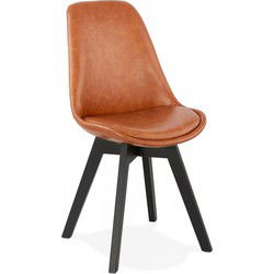 NIAGARA design stoel 56x48x82 cm Bruin
