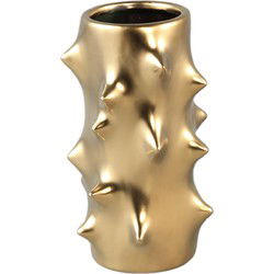 PTMD Bloempot Oswaldo - 20x20x33 cm - Keramiek - Goud