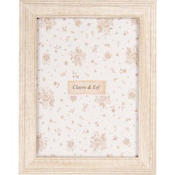 Clayre & Eef Fotolijst 10x15 cm Beige Houtproduct