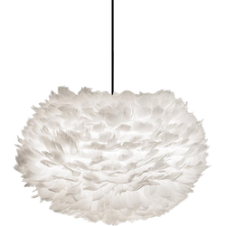 Eos Medium hanglamp white - met koordset zwart - Ø 45 cm