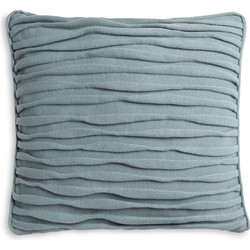 Knit Factory Finn Sierkussen - Stone Green - 50x50 cm - Inclusief kussenvulling
