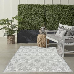 Belize Indoor & Outdoor Grijs vloerkleed - - 160 X 230 CM