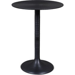 BOLD MONKEY Hypnotising Round Side Table Black