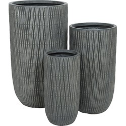 James Planter High set van 3 Fibre Clay Antraciet