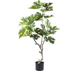 PTMD Kunstplant Fig - 96x100x122 cm - Polyester - Groen