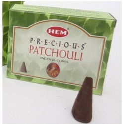 Wierook kegeltjes in huisgeur Patchouli - 40x kleine kegeltjes - Wierookstokjes
