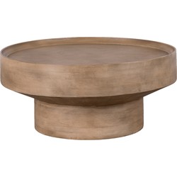 Lewis & Loft Salontafel Luus - FSC® mangohout - Rond ⌀80 cm - Bruin