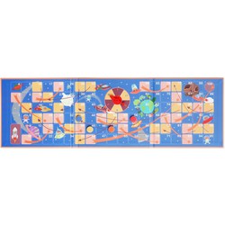 Scratch SCRATCH Magnetic Board Game To Go - Snakes And Ladders - Space