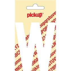 Plakletter Nobel Sticker letter W - Pickup