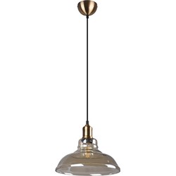 Moderne Hanglamp  Aldo - Metaal - Bruin