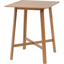 HESPERIDE HIXA Bartafel - Statafel - Hoge Tuintafel - 4 personen - 80x80x102cm - Acacia hout - Neutraal - TIWI