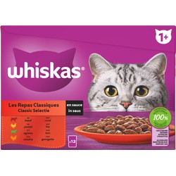 Classic Selectie in saus maaltijdzakjes multipack 12x85g dierensnack