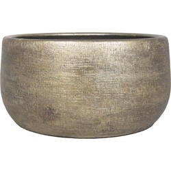 Floran Bloempot/plantenpot Mira - industrieel goud - keramiek - binnen - Plantenpotten
