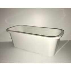 Bloembak Wit lengte 50cm