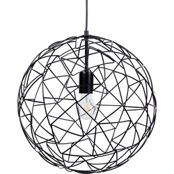 Beliani LEMME - Hanglamp-Zwart-IJzer