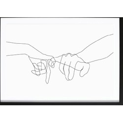 Pinky Swear Abstract Poster (29,7x42cm)