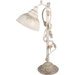 Clayre & Eef Tafellamp Beige Metaal